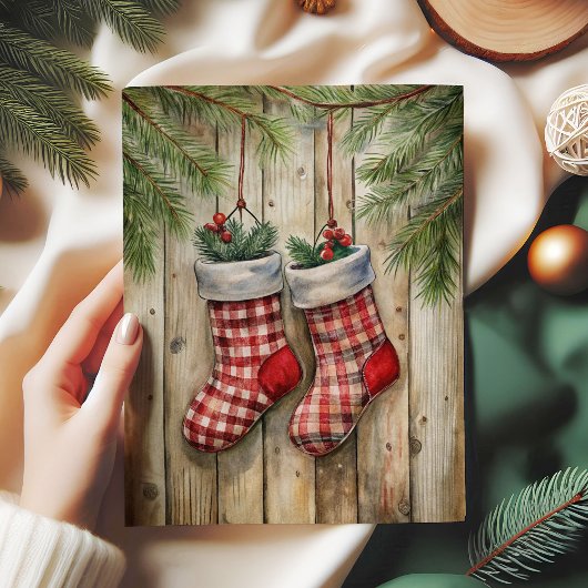 Cozy Christmas bells rice paper red green holiday Tissuepapier