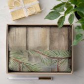 Cozy Christmas bells rice paper red green holiday Tissuepapier (Geschenk)