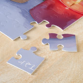 Cozy Christmas Bouvier des Flandres Art Legpuzzel (Zijkant)