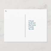 Cozy Christmas by the Fire Feestdagenkaart (Achterkant)