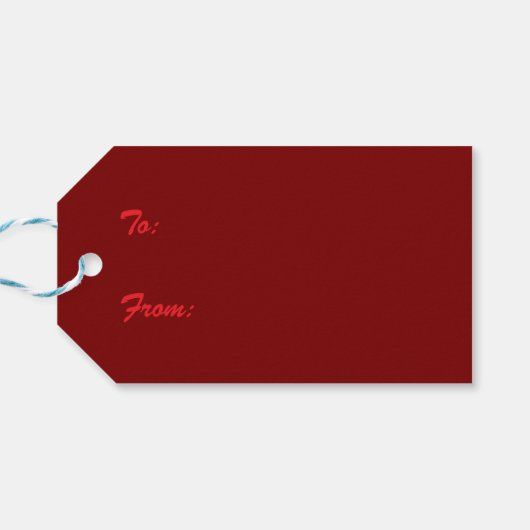 Cozy Christmas Cabin Winter Wonderland Cadeaulabel (Achterkant Horizontaal)