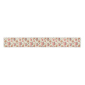 Cozy Christmas Cocoa and Gingerbread Pattern Grosgrain Lint (Voorkant)