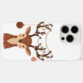 Cozy Christmas Deer with Ornaments and LPhone Case (Achterkant (horizontaal))