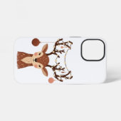 Cozy Christmas Deer with Ornaments and LPhone Case iPhone Hoesje (Achterkant horizontaal)