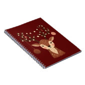 Cozy Christmas Deer with Ornaments and LPhone Case Notitieboek (Rechterzijde)