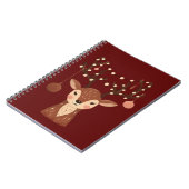 Cozy Christmas Deer with Ornaments and LPhone Case Notitieboek (Linkerzijde)