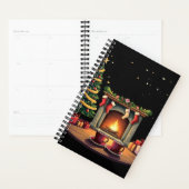 Cozy Christmas Eve Fireplace Scene | Nostalgic Planner (Display)