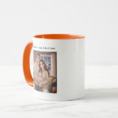 Cozy Christmas Family Mug – Holiday Gift Illustrat Mok (Voorkant links)