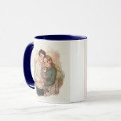Cozy Christmas Family Mug – Personalized Holiday G Mok (Voorkant links)