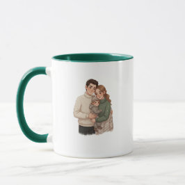 Cozy Christmas Family Mug – Personalized Holiday  Mok