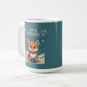 Cozy Christmas Fox Mug Koffiemok (Voorkant links)