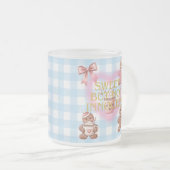 Cozy Christmas Gingerbread Coquette – Swee Matglas Koffiemok (Voorkant rechts)