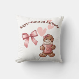 Cozy Christmas Gingerbread Coquette Sweet Kussen