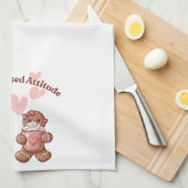 Cozy Christmas Gingerbread Coquette Sweet Theedoek (Quarter Fold)