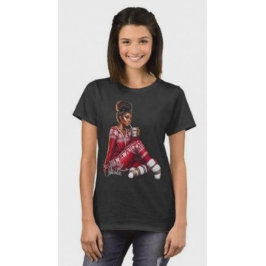 Cozy Christmas Girl – MaMuse Long Sleeve Tee Trui