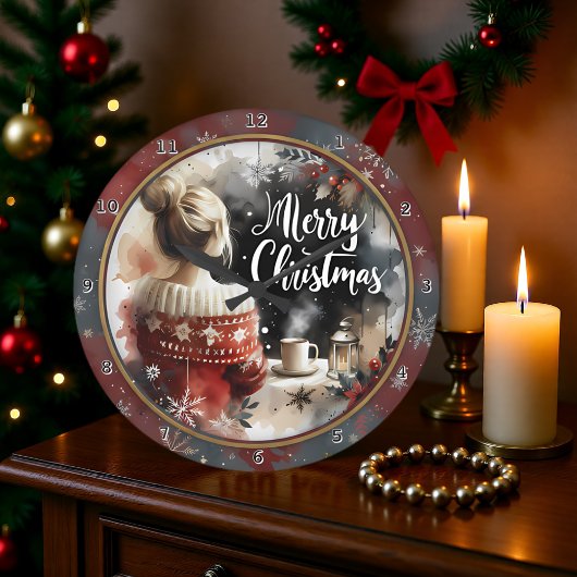 Cozy Christmas Girl Sweater Grote Klok