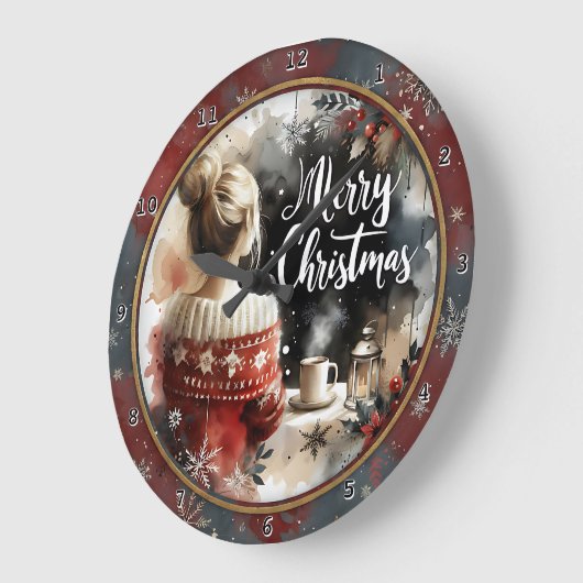 Cozy Christmas Girl Sweater Grote Klok (Hoek)