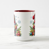 Cozy Christmas Gnome Art – Festive Holiday Mok (Midden)