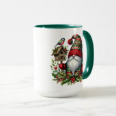 Cozy Christmas Gnome Art – Festive Holiday Mok (Voorkant rechts)