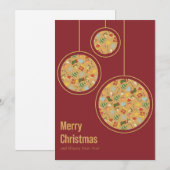 Cozy Christmas & Happy New Year Card Feestdagenkaart (Voorkant / Achterkant)