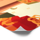 Cozy Christmas Living Room Poster (Hoek)