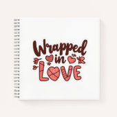 Cozy christmas magic - aesthetic notebook notitieboek (Voorkant)