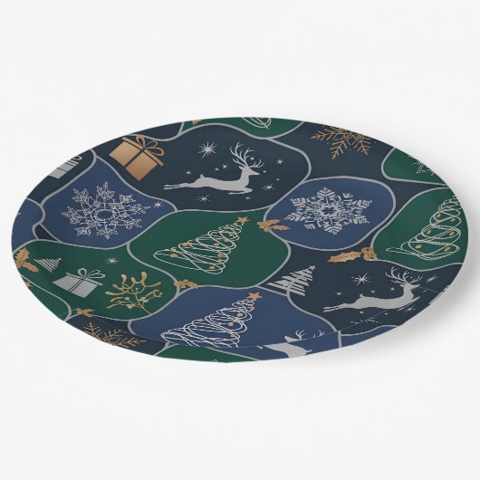 Cozy Christmas Magic Papieren Bordje (Gekanteld)