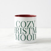 Cozy Christmas Mood, Aesthetic Coffee Mug Mok (Midden)