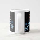 Cozy Christmas Mug | Hot Cocoa & Holiday Cheer Cup Grote Koffiekop (Achterkant)