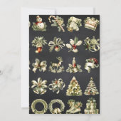  Cozy Christmas Pajamas Party Funny Rustic  Kaart (Achterkant)