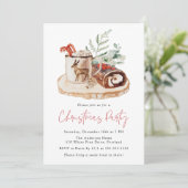 Cozy Christmas Sweet Treats Christmas Party Kaart (Staand voorkant)