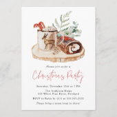 Cozy Christmas Sweet Treats Christmas Party Kaart (Voorkant)