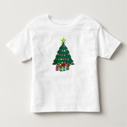 Cozy Christmas Tree Kinder Shirts (Voorkant)