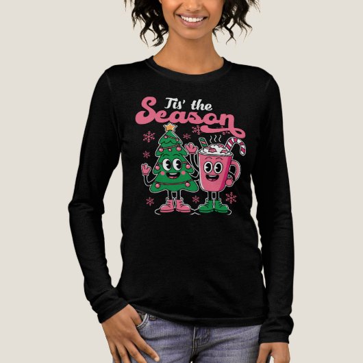 Cozy Christmas Tri-Blend Shirt (Voorkant)