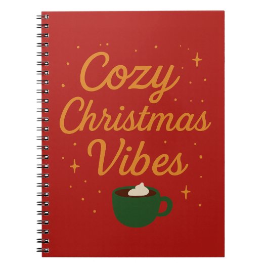 Cozy Christmas Vibes Notitieboek (Voorkant)