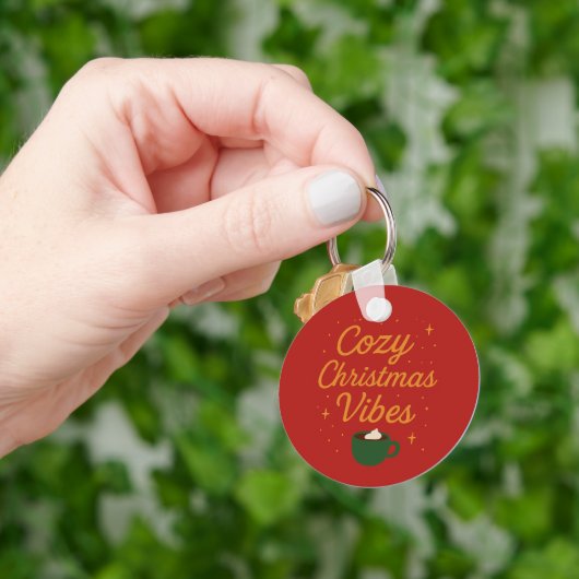 Cozy Christmas Vibes Sleutelhanger (Hand)