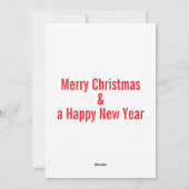 Cozy Christmas Wishes Feestdagenkaart (Achterkant)