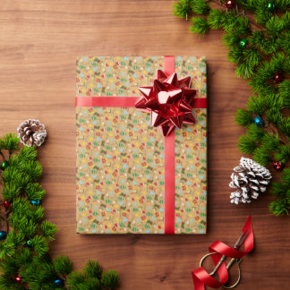 Cozy Christmas Wrapping Paper  Cadeaupapier