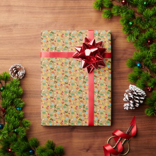 Cozy Christmas Wrapping Paper  Cadeaupapier (Feestdagen Geschenken)