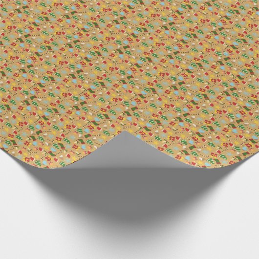 Cozy Christmas Wrapping Paper Cadeaupapier (Hoek)