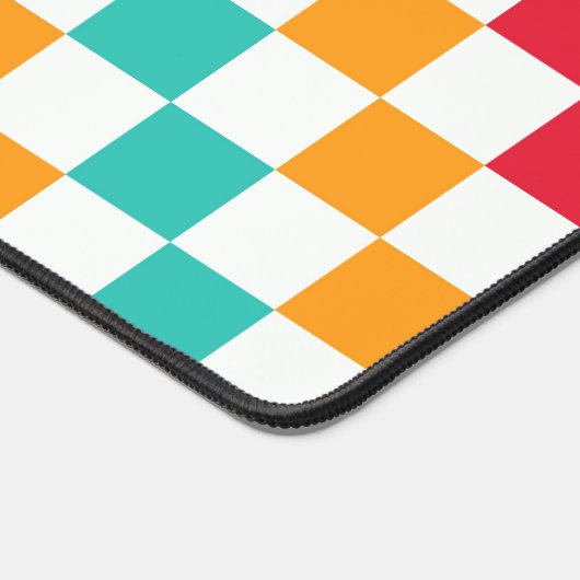 Cozy classroom diagonal checkerboard pattern bureaumat (Hoek)