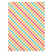 Cozy classroom diagonal checkerboard pattern tafelkleed (Voorkant)