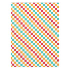 Cozy classroom diagonal checkerboard pattern tafelkleed