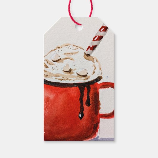 Cozy Cocoa Gift Label Cadeaulabel (Voorkant)
