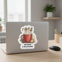 Cozy Cocoa & Hallelujahs Christmas Sticker