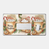 Cozy cocoa merry christmas holly cookie festive bureaumat (Keyboard & Muis)