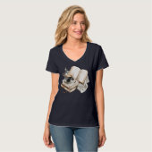 Cozy Coffee and Book Nook T-shirt (Voorkant volledig)