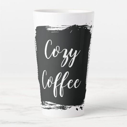 Cozy Coffee Birthday Gift Ceramic Latte Mug Mok (Voorkant)
