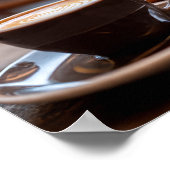 Cozy Coffee & Pastry Moment at Cobblestone Cafe Poster (Hoek)