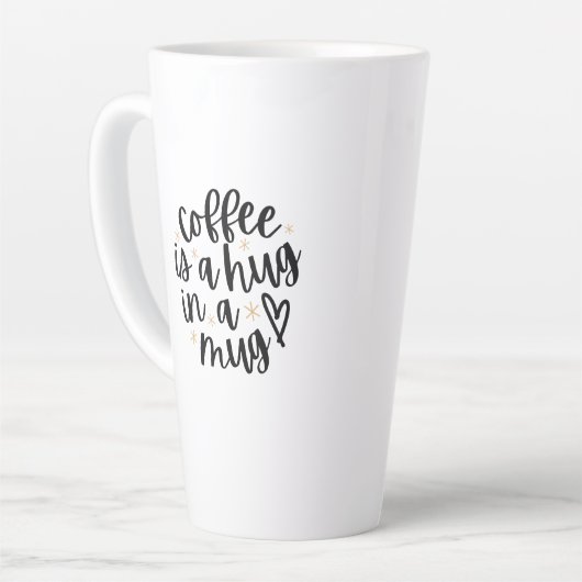 Cozy Coffee Quote Latte Mug Mok (Linkerhoek)